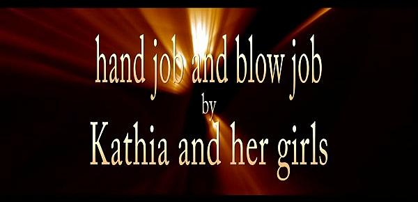  Kathia&Nesty blow job and hand job